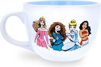 Silver Buffalo Disney Princess Courage To Be Kind Ceramic Soup Mug | Holds 24 Ounces