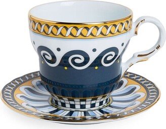 Odysseus Big Mama cup and saucer (set of two)