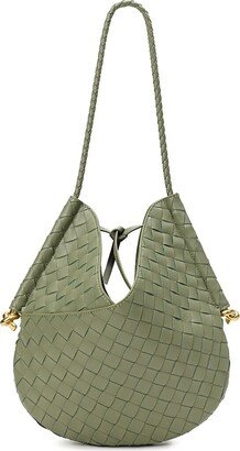 Tiffany & Fred Paris Woven Leather Hobo Bag