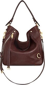 M.a.b. Medium Leather Hobo Bag