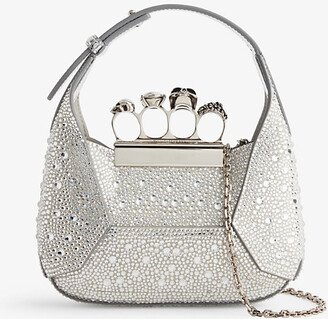 Crystal Jewelled Hobo Crystal-embellished Mini bag