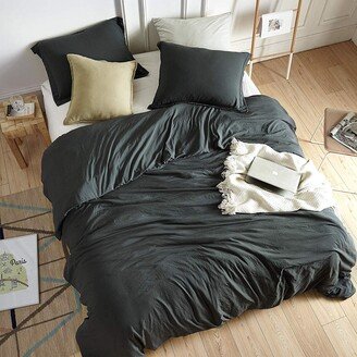 Byourbed Chommie - Weighted Natural Loft Comforter Set - Faded Black