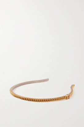 Pont Des Arts Small Chain-embellished Gold-plated Headband - One size