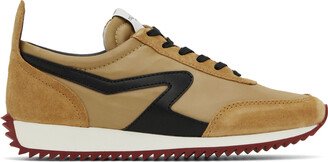 Tan Retro Runner Sneakers