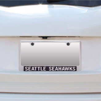 Stockdale Multi Seattle Seahawks Bottom Only Carbon Fiber License Plate Frame with Matte Letters