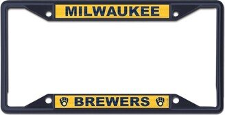 Wincraft Milwaukee Brewers Chrome Color License Plate Frame