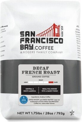 San Francisco Bay Coffee, DECAF French Roast, 28 oz Ground Decaffeinated Coffee