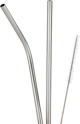 Stainless Steel Straws 3-Pc