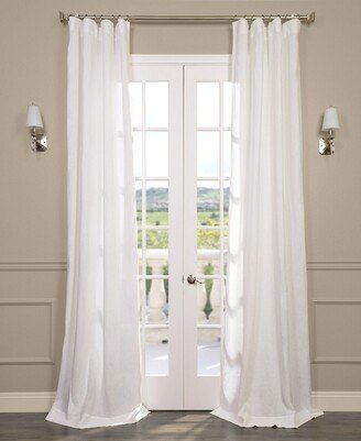 Linen Sheer Curtain Panel, 50