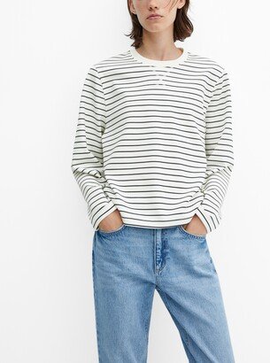 Women's Striped Sweatshirt