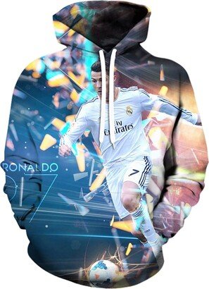 OYLIE Unisex Cristiano Ronaldo 3D Printed Hoodie-AA