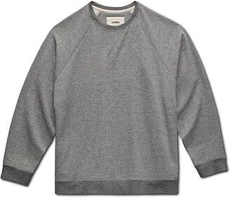 LABEL Go-To Big Crew (Heather Grey) Women's Sweatshirt