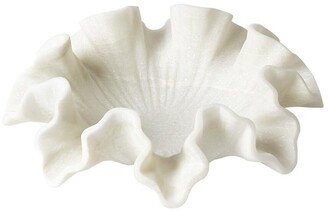 Marble Ruffle Bowl-AB