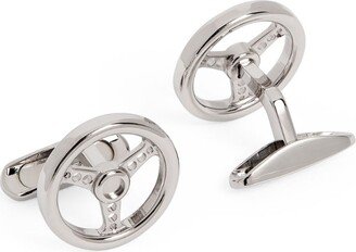 Racing Steering Wheel Cufflinks-AA