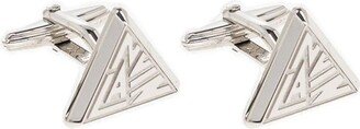 Triangular Logo Engraved Cufflinks