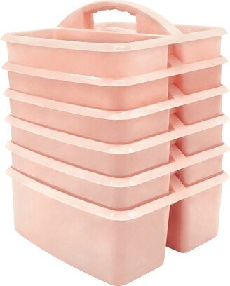 Teacher Created Resources® Blush Plastic Storage Caddy, Pack of 6