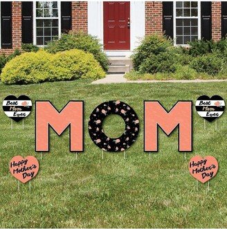 Big Dot Of Happiness Best Mom Ever - Yard Sign Outdoor Lawn Decor Happy Mother's Day Yard Signs - Mom