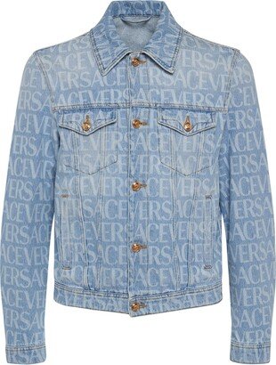 Monogram cotton denim jacket