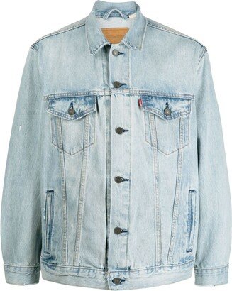 Cotton Denim Shirt Jacket