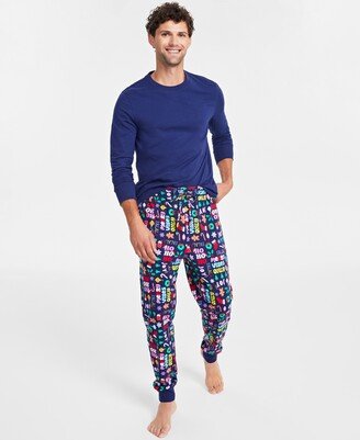 Matching Family Pajamas Men's Big & Tall Holiday Toss Pajamas Set, Created for Macy's