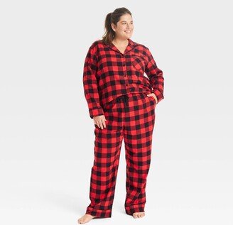 Women's Buffalo Check Flannel Matching Family Pajama Set - Wondershop™ Red