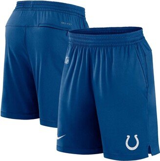 Men's Royal Indianapolis Colts Sideline Performance Shorts
