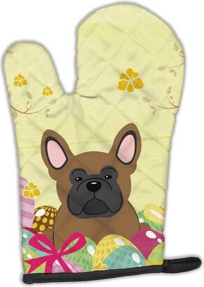 Easter Eggs French Bulldog Brown Oven Mitt