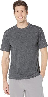 Recess Tech Top (Black Heather/Heather Gray) Men's Clothing