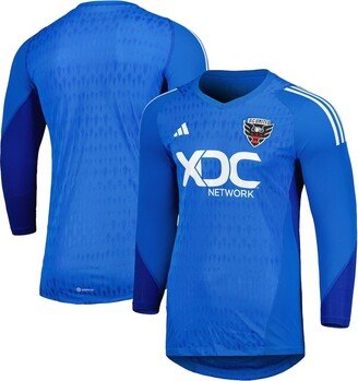 Men's Blue D.c. United 2023 Goalkeeper Long Sleeve Replica Jersey