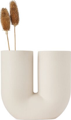 Off-White Porcelain Kink Vase