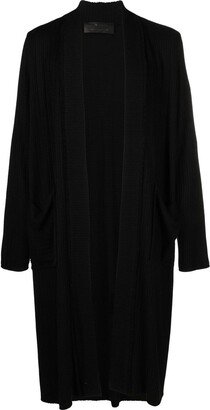 Atu Body Couture x Tessitura draped knitted cardi-coat