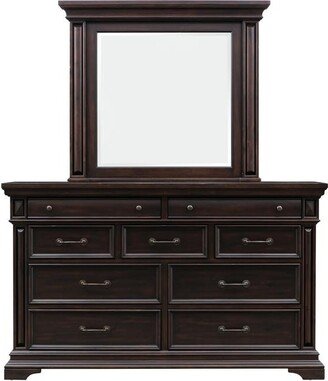 Stamford Mirror - Brown