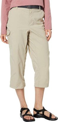 Tropicwear Woven Capri Pants (Soft Sand) Women's Casual Pants