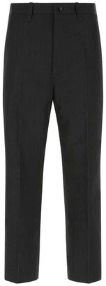 Pinstriped Cropped Pants-AA