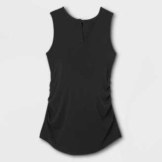 Rib Maternity Tank Top - Isabel Maternity by Ingrid & Isabel™ Black XL