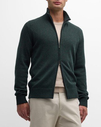 Men's Cashmere Parksville Full-Zip Sweater