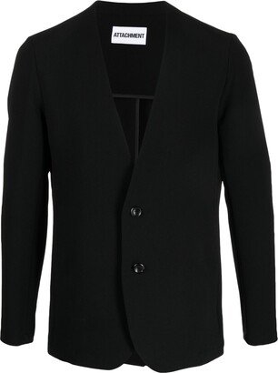 Plain No-Lapels Blazer