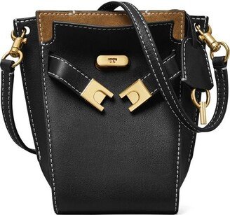 Lee Radziwill leather bucket bag