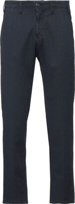 MICHAEL COAL Cropped Pants Navy Blue