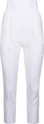 High-Waisted Cropped Trousers-AM