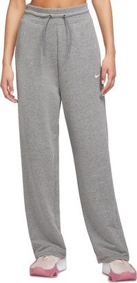 Women's Dri-fit One French Terry High-Waisted Open-Hem Sweatpants