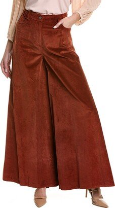 Extreme Wide Leg Corduroy Cashmere-Blend Pant