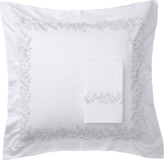 600 Thread Count Cotton Floral Pillow Shams - Set of 2