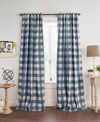 Grainger Buffalo Check 52 x 84 Blackout Curtain Panel