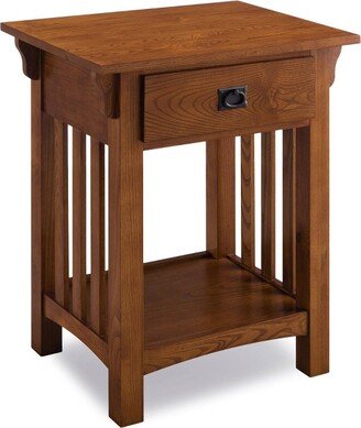 Medium Oak Nightstand - Leick Home