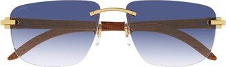 Square Frame Sunglasses-DI