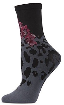 Leopard Fusion Crew Socks