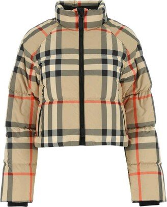 Checked Padded Jacket