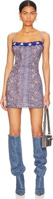 GUIZIO Mesh Mini Dress