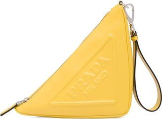 Leather Triangle Pouch-AA